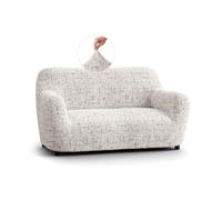 PAULATO - Housse de canapé 2 Places en Microfibre, Tissu bi-élastique Anti-Rayures Lavable en Machine, WavyTech et Certification Oeko-TEX - Made in Italy - Collection Vittoria Naturelle
