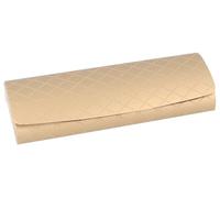 Paule & Knopf Celine Étui à lunettes | Métal et tissu | Étui rigide robuste avec fermeture magnétique | Disponible en 3 couleurs et designs différents | 157 x 28 x 53 mm