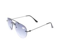 Paule & Knopf Lunettes de soleil bifocales Volker pour une lecture confortable en déplacement, noir/gris, +3,00 dpt