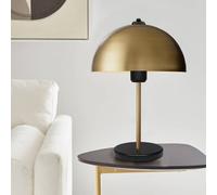 Paule lampe de table champignon doré 37cm