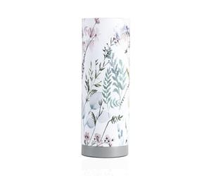 Pauleen 480.04 48004 Flowery Romance Max. 20W luminaire à Poser E14 Lampe de Chevet Blanc Vert Rose Bleu 230V Tissu/béton sans Ampoules