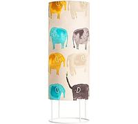 Pauleen 480.44 48044 Cute Lilac Bird Max. 20W Lumin. à Poser E14 Lampe pr Chambre Enfant Oiseaux Métal/Tissu sans Ampoule, Mauve, Blanc