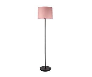 Pauleen 48084 Grand Reverie lampadaire Max 20 W E27 Noir/Rose 230 V Tissu/Métal, Floor Lamp