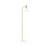 Pauleen 48145 Grand Elegance lampadaire Lampe à Pied max25W E27 Blanc/Doré 230 V Métal