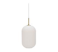 Pauleen 48233 Luminaire en Suspension Splendid Delight 20 Watts Max. Blanc, doré, Verre, métal E27