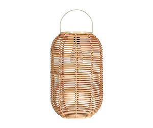 Pauleen 48286 Lanterne LED Sunshine Nature Beige IP44 luminaire solaire, Rotin, 0.06 W