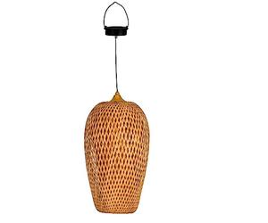 Pauleen 48292 LED Sunshine Bliss 220 mm Beige IP44 Suspension Solaire, Bambus, 0.04 W