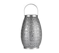 Pauleen 48295 Lanterne solaire à LED Sunshine Temptation 27,5 cm Argent IP44 luminaire solaire