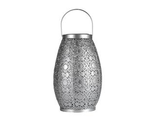 Pauleen 48295 Lanterne solaire à LED Sunshine Temptation 27,5 cm Argent IP44 luminaire solaire