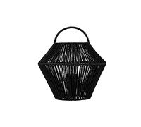Pauleen 48301 Lampe à Poser Boho Shine E27 Max. 20W Noir Métal, Table de Chevet rotin