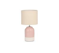 Pauleen 48323 Lampe à poser Sandy Glow E14 max. 20W Crème, Rose tissu, céramique