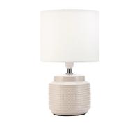 Pauleen Lamp À Poser Bright Soul Max20w E14 Tissu/Céramique Crème/Beige 230v