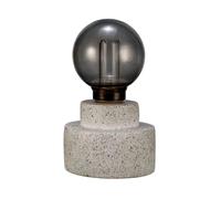 Pauleen Lampe À Pos Mobile Noble Flare 3lm 2500k Pile Minut Béton/Verre Gris