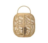Pauleen Lampe À Poser Boho Glow Max20w E27 H29,5cm Métal/Rotin Beige/Blanc 230v