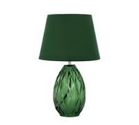 Pauleen Crystal Velvet Lampe de table, vert