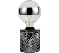 Pauleen Lampe à poser Crystal Smoke E27 max. 20W Verre fumé G