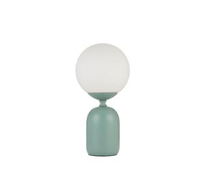 Pauleen Lampe à poser Paulmann 48327 « Glowing » Charm E14 max. 20 W, verte et blanche, en céramique