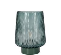 Pauleen Lampe À Poser Pretty Glamour E27 40lm 2700k Pile Min Verre Turquoise