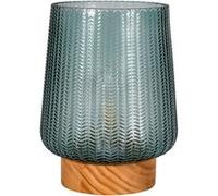 Pauleen 48308 LED Mobile Lampe Pretty Glamour minuterie Pile Turquoise Luminaire à Poser, Verre, 0.8 W