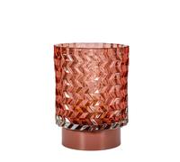 Pauleen Lampe À Poser Sweet Glamour E14 15lm 2700k Pile Min Verre/Métal Rose