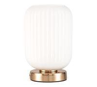 Pauleen Paulmann 48193 Noble Purity Lampe à poser, 20 watts max., blanche, verre doré champagne, métal, E27