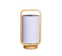 Pauleen Lamp À Poser Woody Charm Max20w E27 H32cm Bois/Tissu Bois/Blanc 230v