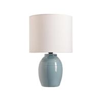 Pauleen Lampe à poser Sea Rhythm E14 max. 20W Blanc#Gris-bleu Blanc#Bleu poudré G