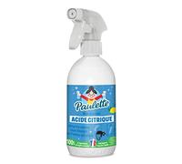 Paulette - Acide Citrique Liquide - Spray Détartrant Parfum Citron - 500mL