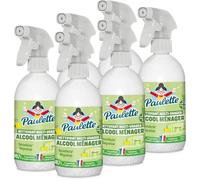 Paulette - Alcool Ménager Citron - Désinfectant Dégraissant Multi-Surfaces Ecocert ¿ Fabriqué en France - 6 x 500 ml