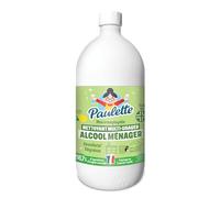 Paulette - Alcool Ménager - Nettoyant Multi-Usage Citron - Recharge 1L | Désinfectant Dégraissant Multi-Surface - 98,7% d'Ingrédients d'Origine Naturelle - Ecocert - Fabriqué en France
