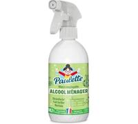 Paulette - Alcool Ménager Sauge Eucalyptus - Désinfectant Dégraissant Multi-Surfaces Ecocert - Fabriqué en France - 500 ml