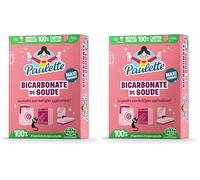 Paulette - Bicarbonate de Soude - Nettoie en Douceur, Ravive les Couleurs, Neutralise les Mauvaises Odeurs - Authentique et Naturel, Ecocert - 1kg (Lot de 2)