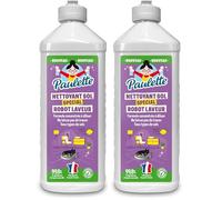 Paulette - Nettoyant Sol Spécial Robot Laveur - Parfums Citron - Certifié Ecocert - Fabriqué en France - 500 mL (Lot de 2)