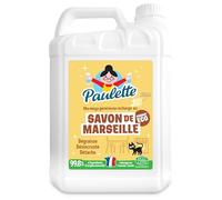 Paulette - Savon de Marseille - Dégraissant Ménager Surpuissant au Bicarbonate, Multi-Surfaces Ecocert - Fabriqué en France - 5 L