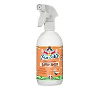 Paulette - Savon Noir Fleur d'Oranger - Ultra-Dégraissant Ménager aux Cristaux de Soude Multi-Surfaces Ecocert - Fabriqué en France - 500 mL
