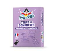 Paulette - Terre de Sommières - Poudre Multi-Usage pour Textiles - 400g | Détache à Sec, Absorbe le Gras, Neutralise les Odeurs - 100% d'Ingrédients d'Origine Naturelle - Ecocert - Marque Française