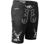 PAULGOS Pantalon de jogging traditionnel pour hommes - Design pantalon en cuir traditionnel - JOK4 - disponible en 3 couleurs - taille S - 5XL