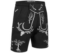 PAULGOS Pantalon de jogging traditionnel pour hommes - Design pantalon en cuir traditionnel - JOK6 - disponible en 3 couleurs - taille S - 5XL