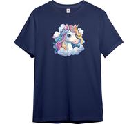 PAULGOS T-shirt pour enfants, licorne sur un nuage