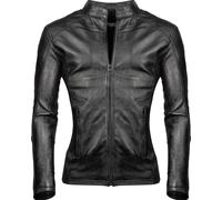 PAULGOS Veste en cuir pour hommes Veste en cuir véritable Veste de transition Fashion en 5 couleurs tailles S-7XL Design 3