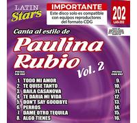 Paulina Rubio - Paulina Rubio, Vol. 2-Latin Stars Karaoke