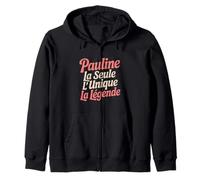 Pauline Femme Humour Idée Cadeau Humoristique Drôle Sweat à Capuche
