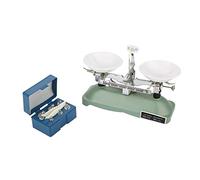 Paullice Balance mécanique Scale-200g/0.2g Balance à Plateau mécanique avec Poids pour Outil d'enseignement de Laboratoire de Physique Chimique