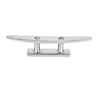 Paullice Taquet de Bateau-Base en Acier Inoxydable Taquet Miroir Poli Base d'accessoire pour Bateau Taquet Base de Corde Marine(5in 12.5 x 3cm)