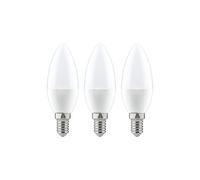 Paulmann 28426 Pack de 3 LED Ampoule Bougie, 3x4W, E14, 230 V, 2700K