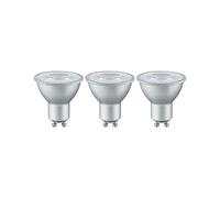 Paulmann 28581 Lampe LED réflecteur 3x4 watts ampoule Alu poire éclairage 2700 K GU10