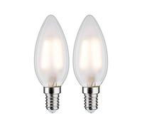 Paulmann 28636 Lampe LED Bougie 2x3W ampoule dépoli poire éclairage 2700 K E14