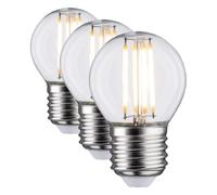 Paulmann 28640 lampe LED sphérique 2x5W ampoule Clair ampoule éclairage 2700 K E27 (Lot de 3)