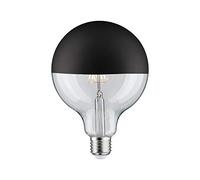 Paulmann Ampoule LED 28679 G125 6 W à filament 2700 K intensité variable E27 noir mat