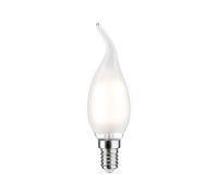 Paulmann 28688 Ampoule LED à filament bougie 4,8 W Intensité variable Satin 2700 K Blanc chaud E14